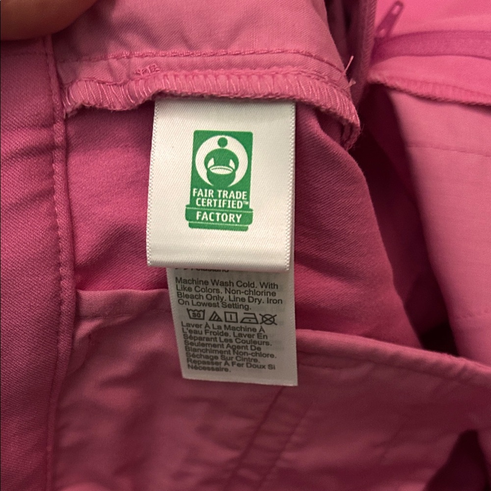 NWT J. Crew Factory Kallie Straight-Leg Pants in Vivid Fuchsia Size 0 - Picture 8 of 9